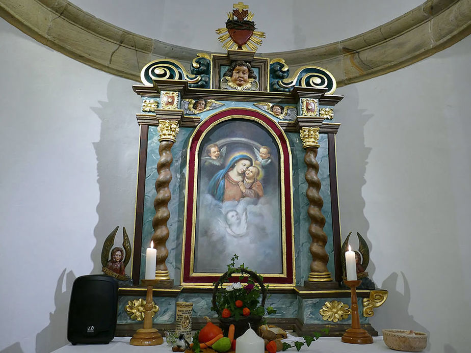 Familiengottesdienst zum Erntedankfest in der Weingartenkapelle (Foto: Karl-Franz Thiede)